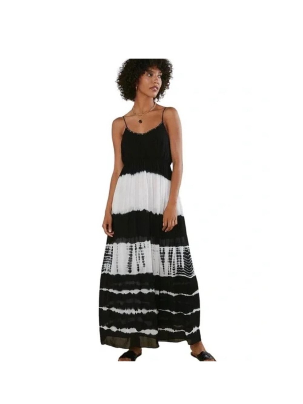 Anthropologie Aleah Tie Dye Maxi Dress Size Medium